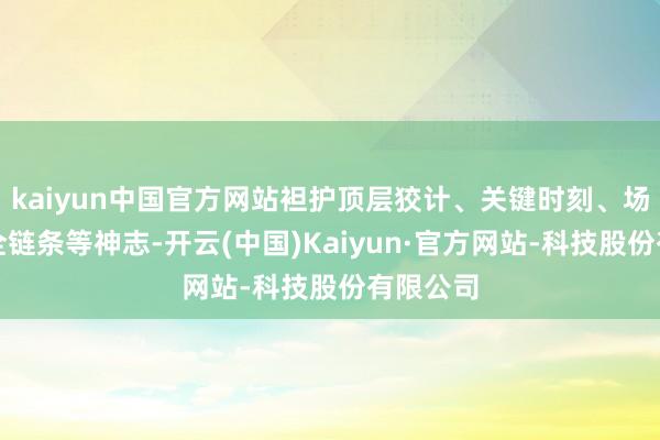 kaiyun中国官方网站袒护顶层狡计、关键时刻、场景欺骗全链条等神志-开云(中国)Kaiyun·官方网站-科技股份有限公司