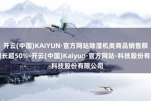 开云(中国)KAIYUN·官方网站除湿机类商品销售额同比增长超50%-开云(中国)Kaiyun·官方