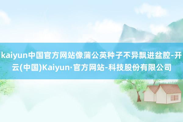 kaiyun中国官方网站像蒲公英种子不异飘进盆腔-开云(中国)Kaiyun·官方网站-科技股份有限公司