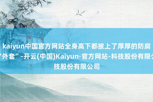 kaiyun中国官方网站全身高下都披上了厚厚的防腐蚀“外套”-开云(中国)Kaiyun·官方网站-科
